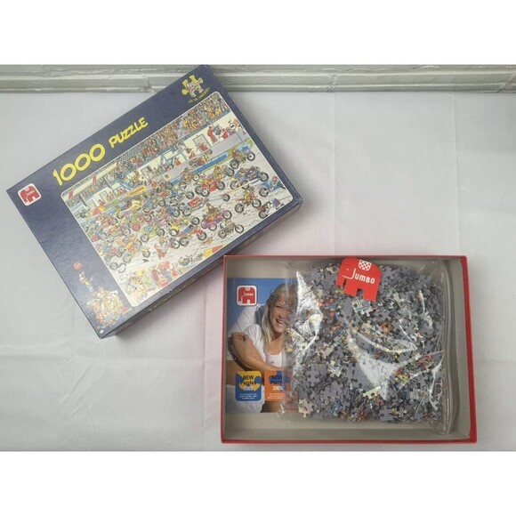 Jan van‎ Haasteren 1000pcs Jumbo Motorcycle Racing - Picture 6 of 7